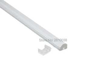 200 x 1M Seturi/Lot de 30 de grade obiectiv cu unghi profil aluminiu cu led-uri și formă de arc profil U channel pentru perete sau tavan, lampa