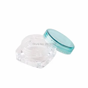 3g 5g Mici Gol Cosmetice Reîncărcabile Sticle de Plastic Fard de pleoape Machiaj Crema de Fata Borcan Oală Recipient de Sticla