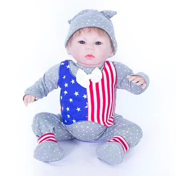 45 Cm De Silicon Baby Renăscut Păpuși Handmade Moale Corpul Nou-Nascut Bebe Realist Menina Bonecas Copii Cadou