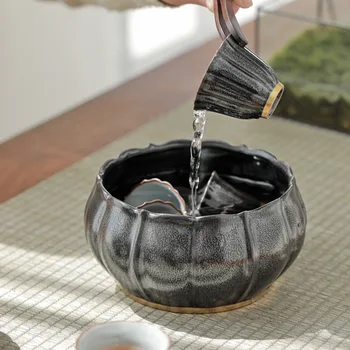 900ml Stil Japonez Rugina Glazura Ceramică dură Jianshui Spălare de Ceai Ceașcă de Ceai de Reziduuri Rezervor Kung Fu Set de Ceai Ceai de Spălat Vesela