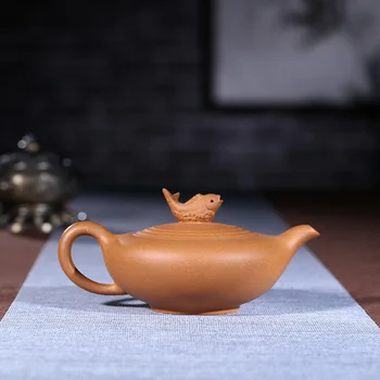 Autentic yixing sunt recomandate de către pur manuală a dezbrăcat de minereu de jos panta noroi scufundări oală de ceai kung fu set de ceai