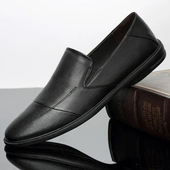 Barbati din Piele Pantofi de Afaceri Negru, Design de Lux Rochie Formale Bărbați Apartamente Petrecere de Nunta Rochie Pantofi