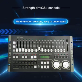 Controler DMX 384 Consola de Iluminat Scena Controller DJ Disco Light Echipamente pentru Par Led Moving Head Beam Lumini la fața Locului