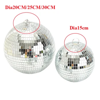 D20CM 30CM Agățat de Oglindă Minge Disco Cu Telecomanda Led Beam Pinspot Lampa Petrecere de Dans Ziua de Nunta Decor de Crăciun