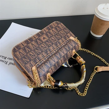 Fashion Geanta de Umar Retro hit geanta crossbody femeii Designer de sex Feminin din Piele de cafea Lanț mic geantă de mână ieftine 2021 femei brand