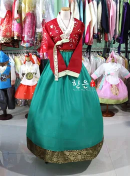 Hanbok Rochie Coreea De Tesatura Importate Nou Îmbunătățit Hanbok Etapă Hanbok Bine Coreeană Hanbok De Îmbrăcăminte De Moda Rochie Coreeană