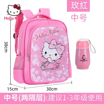Hello Kitty simplu de desene animate drăguț pentru copii sac de școală moda impermeabil confortabil petrecere a timpului liber mare rucsac potrivit pentru fete