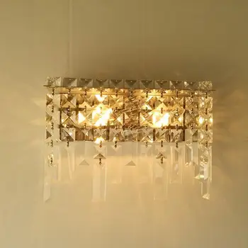 Hol K9 Cristal lampă de Perete tranșee pentru dormitor oglinda de prindere pe perete camera de zi noptiera de perete de lumină led-uri Arandela