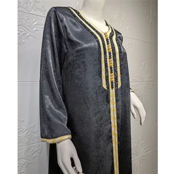 Moda Diamante Femeile Musulmane Rochie Dubai Abaya Arabă Turcia Moroccon Caftan Haine Islamice Indian Halat Rochie Caftan Africane