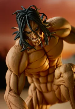 Original Zâmbet Bun SGC PÂNĂ PARADA Atac pe Titan Eren Yeager gigant Figura Anime Model Collecile Jucării de Acțiune