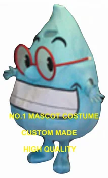 Picătură de apă mascota costum fabrica ridicata dimensiune adult desene animate fericit picături de apă de picurare tema anime, cosplay, costume de carnaval 2962