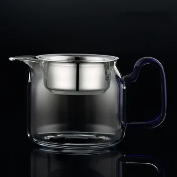 Rezistente la căldură de Sticlă Clară Filtru de Ceai cu Filtru Creativ Chineză Ceai Infuser Transparent Teaware Ceai Kung Fu Set Accesorii