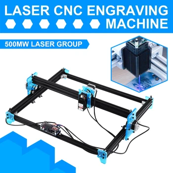 Samger CNC Masina de Gravat Laser de Tăiere de Lemn Printer Acrilice Gravare Laser 500mW Frezat CNC CNC4050 Lemn Router GRBL Control