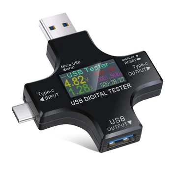USB 3.1 Type-C USB tester DC voltmetru Digital amperimetor tensiune contor de curent ampermetru detector de banca de putere încărcător indicator