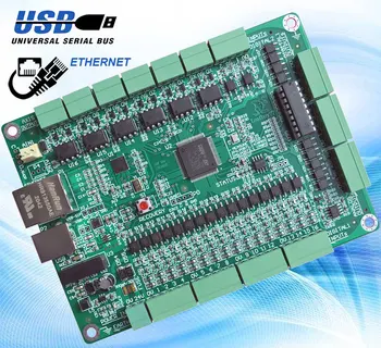 USB+Ethernet MACH3 CNC de control al rețelei de bord masina de Gravat cu 6 axe port de rețea de control Mișcare de card
