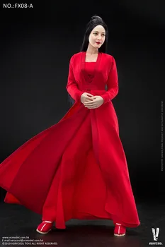 VERYCOOL VCL-1006 1/6 Femeie de Păpuși Costum Roșu Dress12 Inch Femeie de Păpuși Disponibile În Stoc