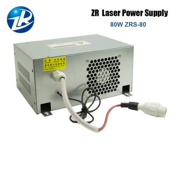 ZRS-80 DE 80W cu Laser CO2 Alimentare ZR Seria AC 110V/220V Pentru 80W CO2 Laser Masina de Gravat