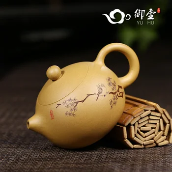 ★yixing masterat sunt recomandate ceainic pur manuală a dezbrăcat de minereu de secțiunea de noroi capacul pentru cartela de shih tzu-kung fu set de ceai